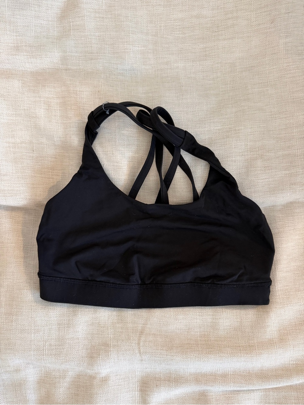 lululemon athletica Black Strappy Sports Bra
